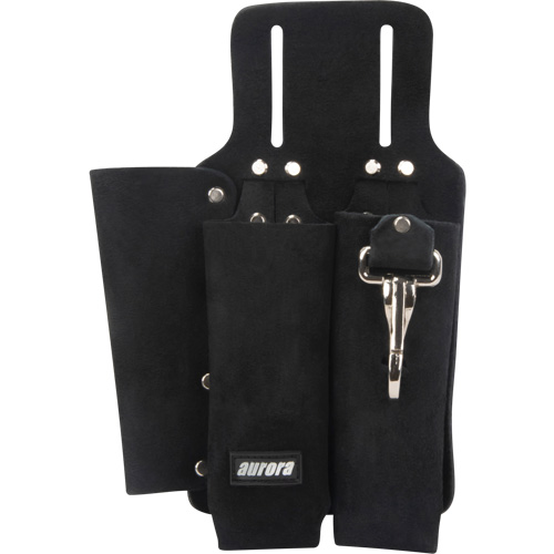 Porte-outils pour monteur de ligne, Porte-outil multiple, Cuir, 3 Poches Consource