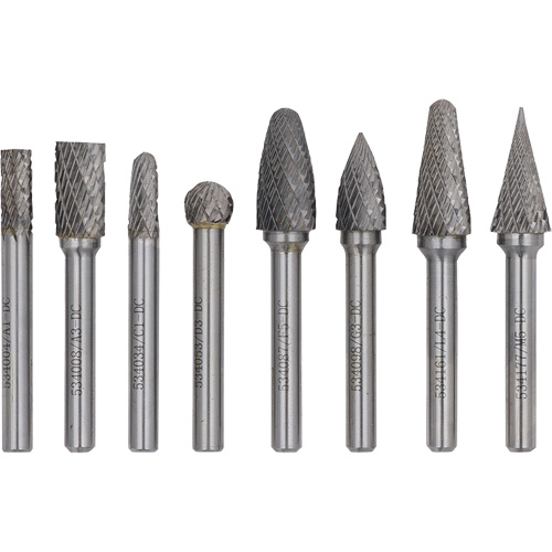 CBHP-8 Jet-Kut&reg; Premium Carbide Burr Set, 8 Pieces Consource