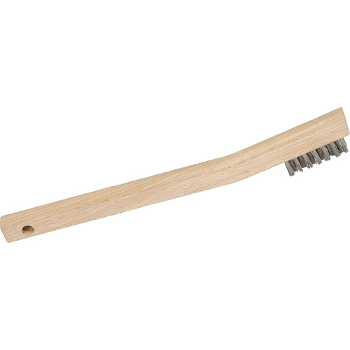 3MHSS Mini brosse &agrave; gratter en fil m&eacute;tallique, Acier inoxydable, 3 x 7 rangs de fils, Longueur 7-3/4" Consource