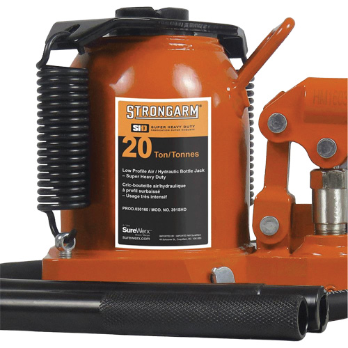 Air Assist Bottle Jacks, 20 Ton(s), Air Hydraulic Consource