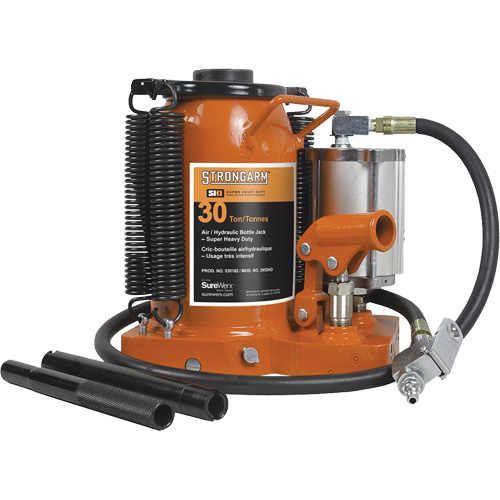 Air Assist Bottle Jacks, 30 Ton(s), Air Hydraulic Consource