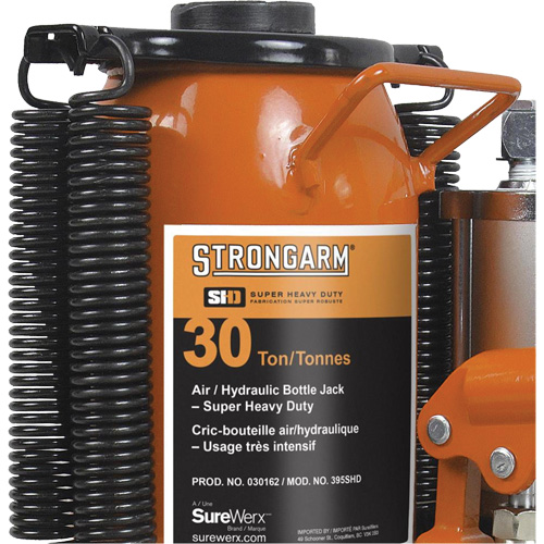 Air Assist Bottle Jacks, 30 Ton(s), Air Hydraulic Consource