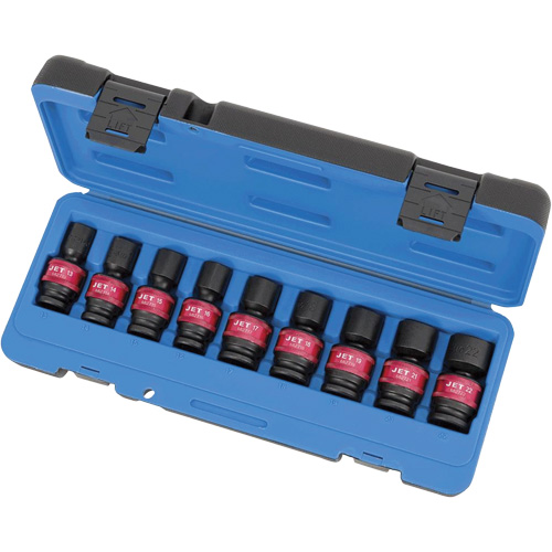 PSU912M Jeux de douilles universelles, 9 Mcx, Chocs, Prise de 1/2" Consource