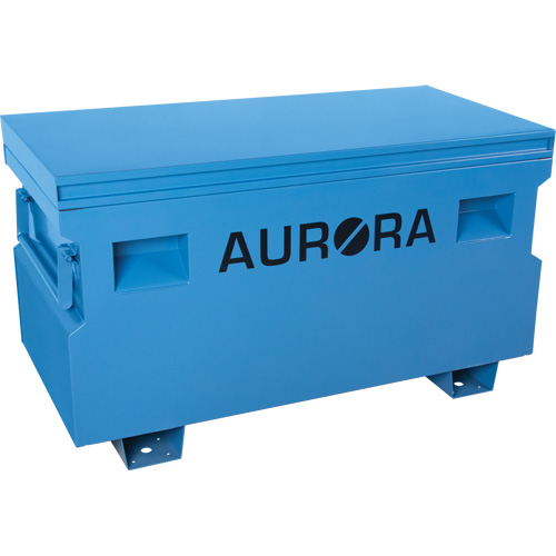 Jobsite Tool Box, 48" x 24" x 27-3/5", Steel, Blue Consource