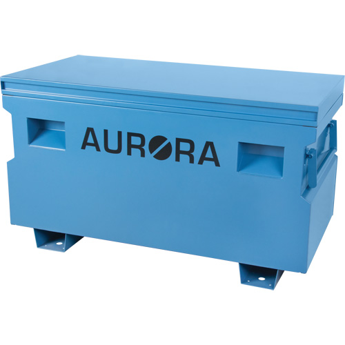 Jobsite Tool Box, 48" x 24" x 27-3/5", Steel, Blue Consource