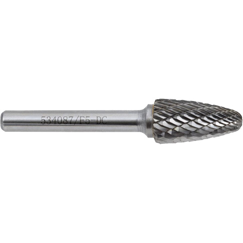 F1-DC Fraise arboriforme JET-KUT (embout rayon), 1/4" dia. Consource