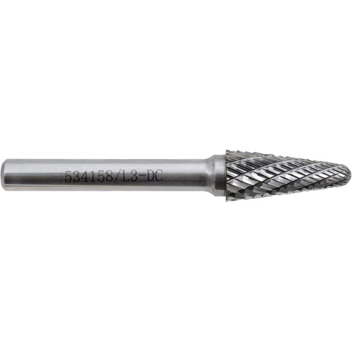 L3-DC Fraise conique 9 JET-KUT (embout rayon), 3/8" dia. Consource