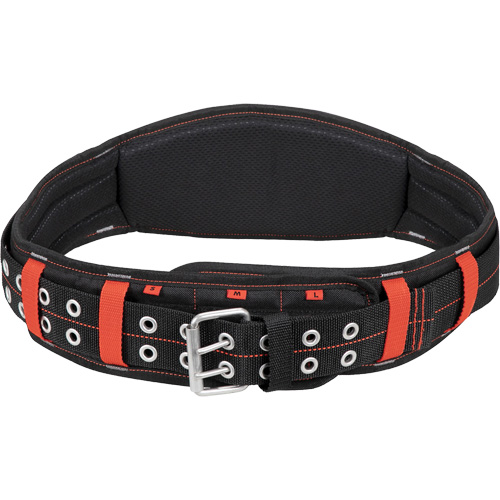 Ceinture coussin&eacute;e de 5", Noir/Rouge Consource