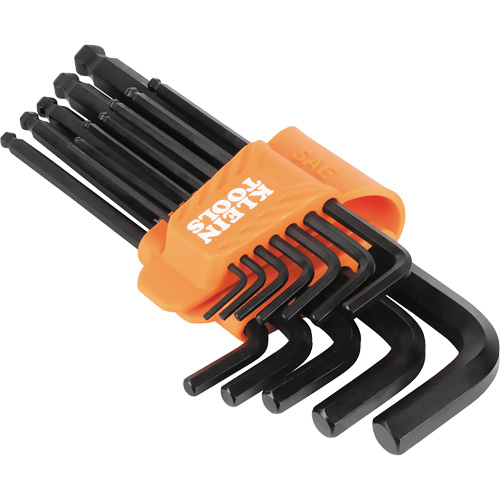 L-Style Ball-End Hex Key Wrench Set, 12 Pcs., Imperial Consource