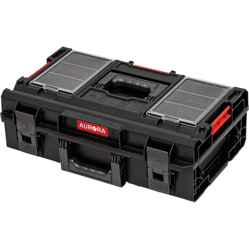 Arx Small Toolbox, 23" x 15" x 7-1/2", Black Consource