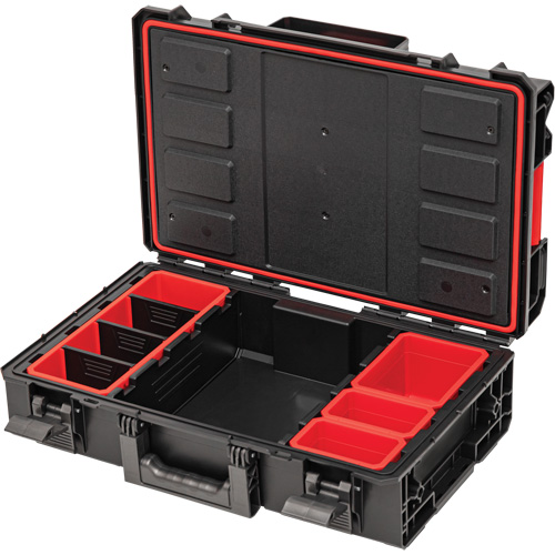 Arx Small Toolbox, 23" x 15" x 7-1/2", Black Consource