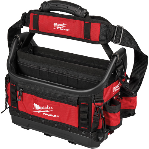 Fourre-tout structur&eacute; PackOut, Polyester, 39 pochettes, Noir/Rouge Consource