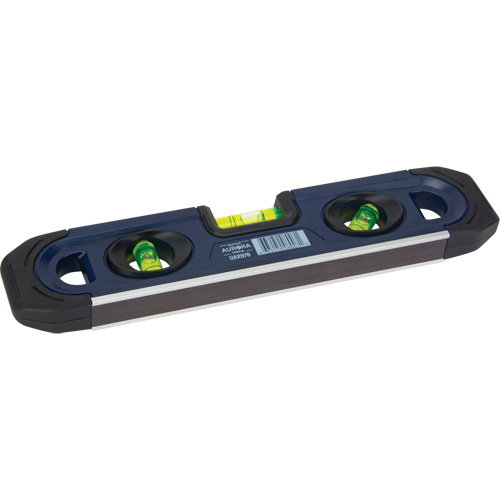 Torpedo Level, 9" L, 3 Vials, Magnetic Consource
