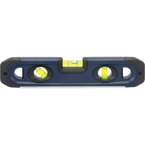 Torpedo Level, 9" L, 3 Vials, Magnetic Consource