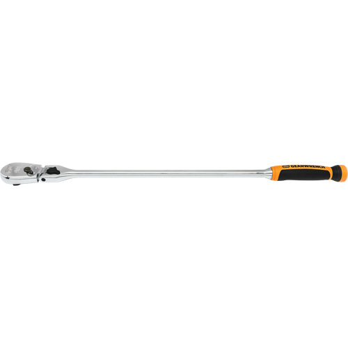 90-Tooth Dual Material Locking Flex Head Teardrop Ratchet Consource