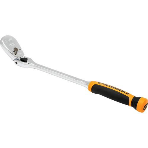 90-Tooth Dual Material Locking Flex Head Teardrop Ratchet Consource