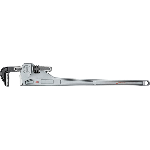 Cl&eacute; &agrave; tuyaux, Cap des m&acirc;choires 6", Longueur 48", Fini Rev&ecirc;tement en poudre, Prise Non-ergonomique Consource
