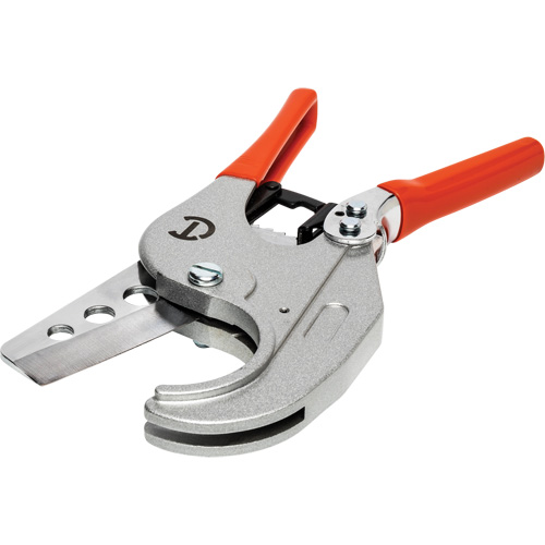 Ratcheting PVC Pipe Cutter with Dipped Grips, 1/4"- 2-3/8" Capacity Consource