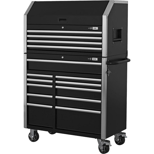 HDCC-4115 Combo boîte &agrave; outils s&eacute;rie HD, 21-1/2" P x 44-1/5" la x 63-3/10" h, Noir Consource