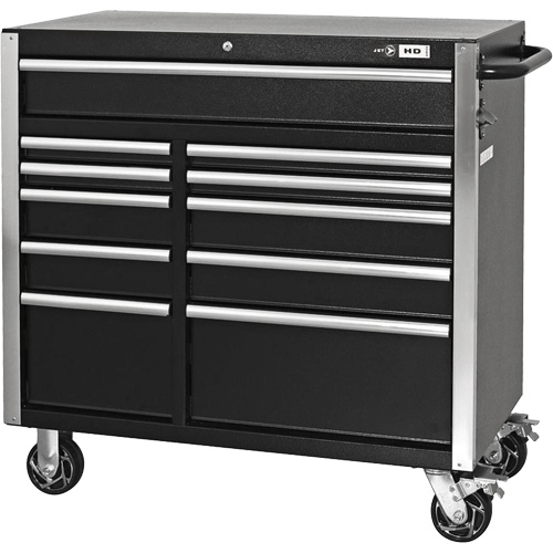 HDCC-4115 Combo boîte &agrave; outils s&eacute;rie HD, 21-1/2" P x 44-1/5" la x 63-3/10" h, Noir Consource