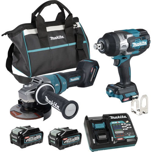 Ensemble 2 outils &agrave; moteur sans balai XGT, Lithium-ion, 40 V Consource