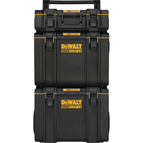 TOUGHSYSTEM&reg; 2.0 Rolling Tower, 24" x 20-2/5" x 34-1/2", Black/Yellow Consource