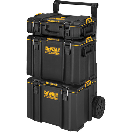 TOUGHSYSTEM&reg; 2.0 Rolling Tower, 24" x 20-2/5" x 34-1/2", Black/Yellow Consource