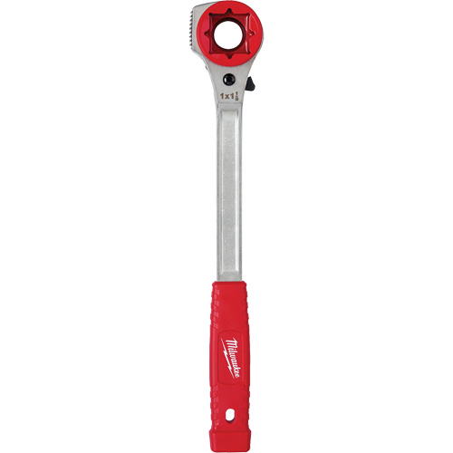 Lineman's High-Leverage Ratcheting Wrench with Milled Strike Face, 3/4"/1"/1-1/8" Drive, Ergonomic Handle Consource
