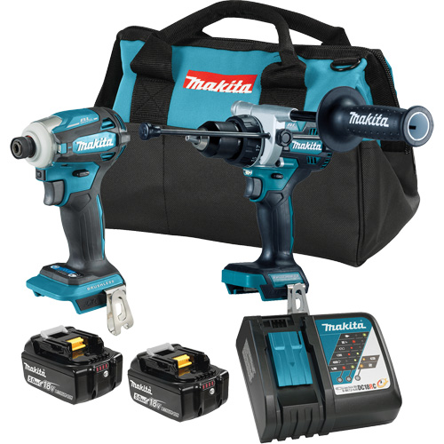 LXT Brushless 2 Tool Combo Kit, Lithium-Ion, 18 V Consource