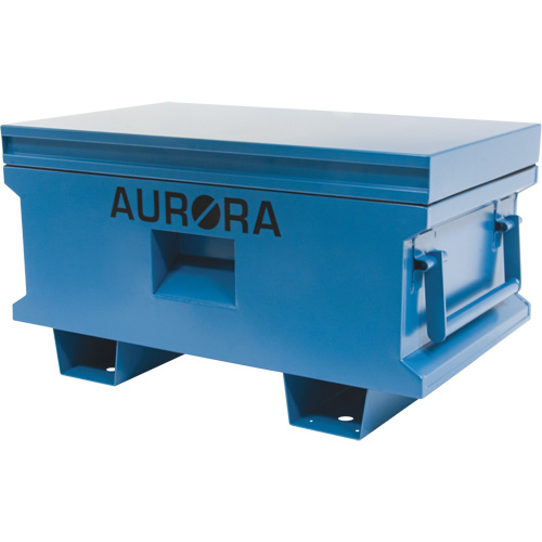 Jobsite Tool Box, 33" x 20-3/10" x 18-3/10", Steel, Blue Consource