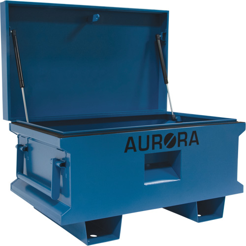 Jobsite Tool Box, 33" x 20-3/10" x 18-3/10", Steel, Blue Consource