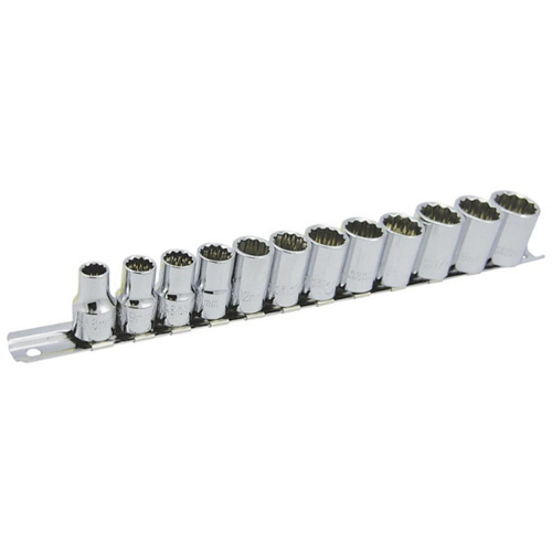 Jeu de douilles m&eacute;triques &agrave; 12 pans SS3812M-12 , 12 Mcx, Prise de 3/8" Consource