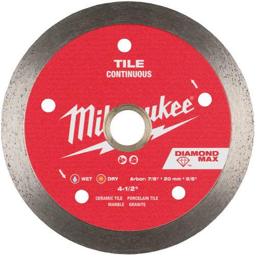 Lame diamant&eacute;e continue pour tuile DIAMOND MAX Consource