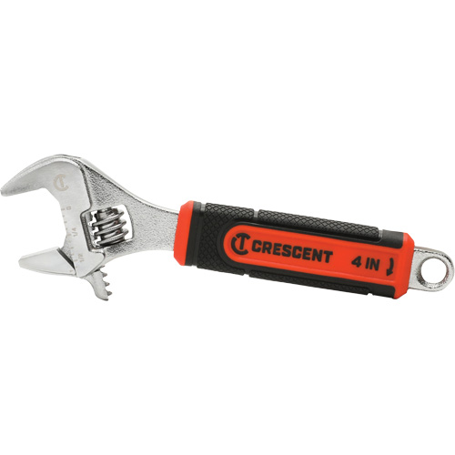 Cl&eacute; ajustable avec m&acirc;choire &agrave; ajustement rapide Quick-Fit, 4" lo, la max. 9/16"/14 mm, Chrome Consource
