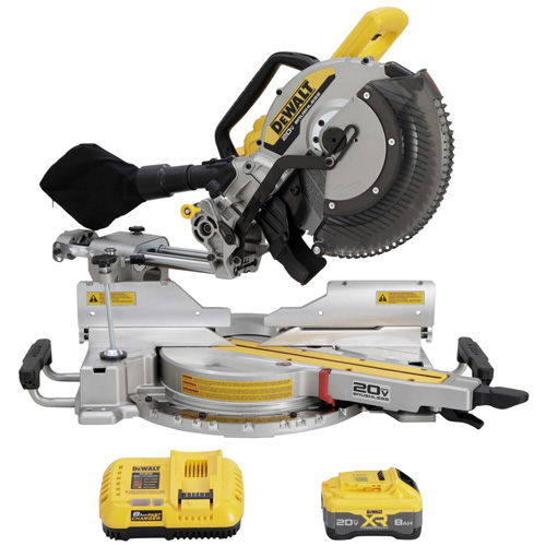 Trousse scie &agrave; onglets coulissante &agrave; double biseau 20V MAX* XR Consource