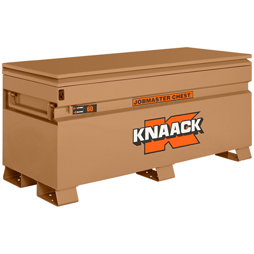 Model 60 Jobsite Chest with Padlock, 60" x 24" x 28-1/2", Steel, Tan Consource