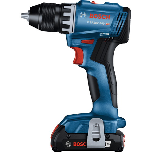 Trousse perceuse-visseuse compacte sans balais, Lithium-ion, 18 V, Mandrin 1/2", Couple 400 lb-po Consource