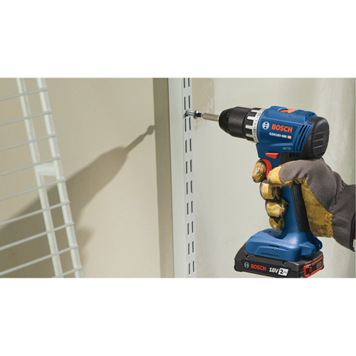Trousse perceuse-visseuse compacte sans balais, Lithium-ion, 18 V, Mandrin 1/2", Couple 400 lb-po Consource