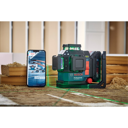 360 Connected Green-Beam Three-Plane Leveling and Alignment Laser Consource