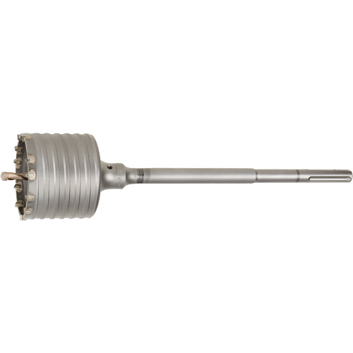 Foret-tr&eacute;pan pour marteau perforateur, 4", Profondeur de la coupe de 17" Consource