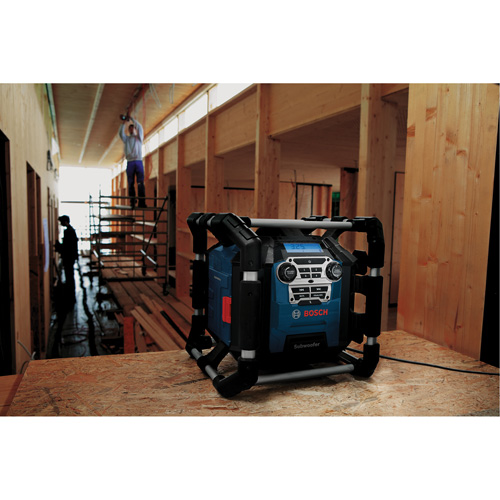 Jobsite Radio with Bluetooth&reg; 5.0 & Power Station, Lithium-Ion, 18 V Consource