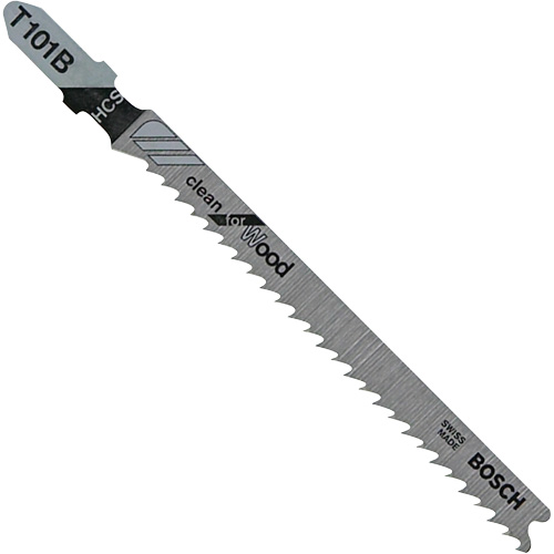 Lames de scie sauteuse, Acier au carbone, Tige en T, 4" lo, 10 dents par pouce Consource