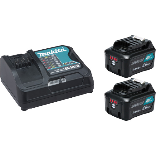 Ensemble de d&eacute;part CXT avec chargeur rapide et deux batteries de 4?Ah, 12 V, Lithium-ion Consource