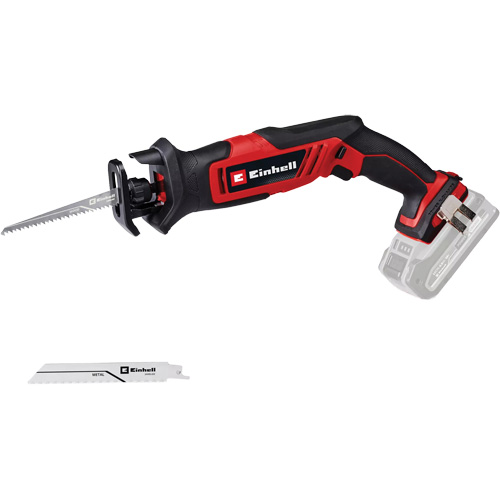 Scie alternative compacte &agrave; une main sans fil (outil seulement), 18 V, Lithium-ion Bloc-pile, 0-3000 coups/min Consource