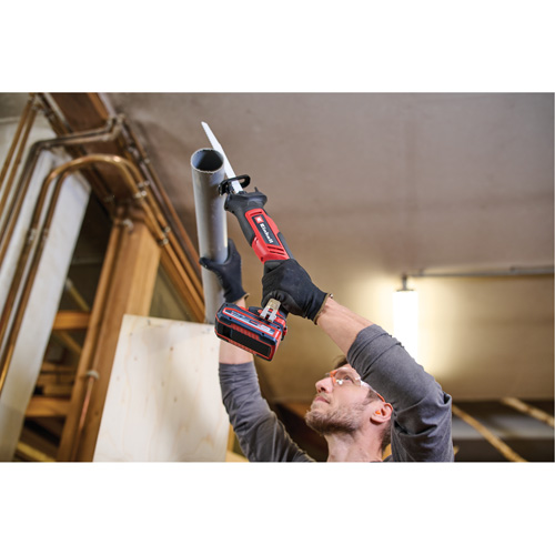 Scie alternative compacte &agrave; une main sans fil (outil seulement), 18 V, Lithium-ion Bloc-pile, 0-3000 coups/min Consource