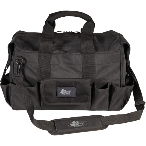 Sac &agrave; outils Phantom 18" pour entrepreneur, Polyester balistique, 25 pochettes, Noir Consource