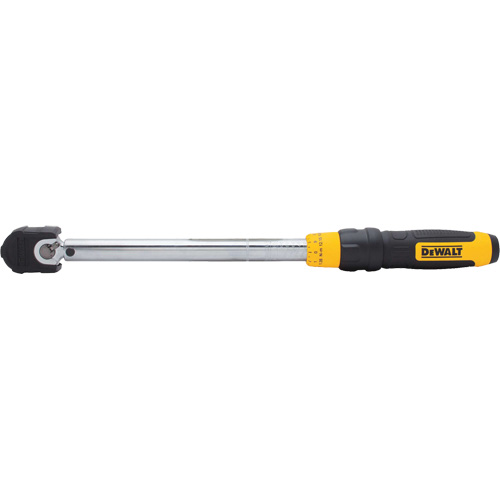 Cl&eacute; dynamom&eacute;trique &agrave; microm&egrave;tre, &agrave; cliquer, Entraînement 3/8" carr&eacute;, 20 - 100 lb-pi/27,11-135. 58 N.m Consource