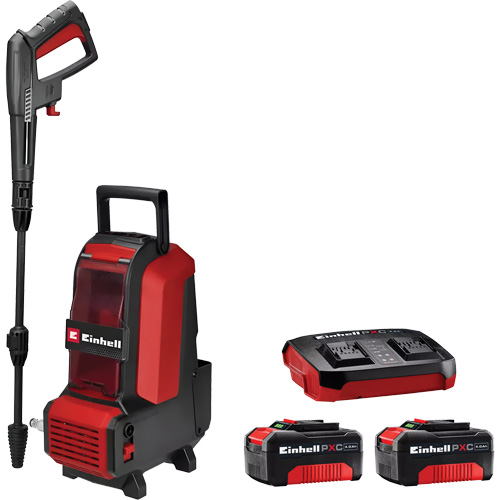 Laveuse &agrave; haute pression sans fil avec batterie 4 Ah PXC et ensemble de d&eacute;part de chargeur, &agrave; pile, 1522 psi, 1,23 gal./min Consource