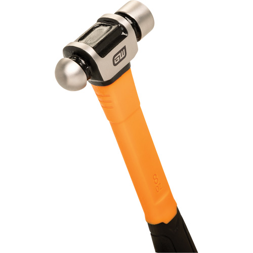 Ball Pein Hammer, 8 oz. Head Weight, Plain/Polished Face, Fibreglass Handle Consource
