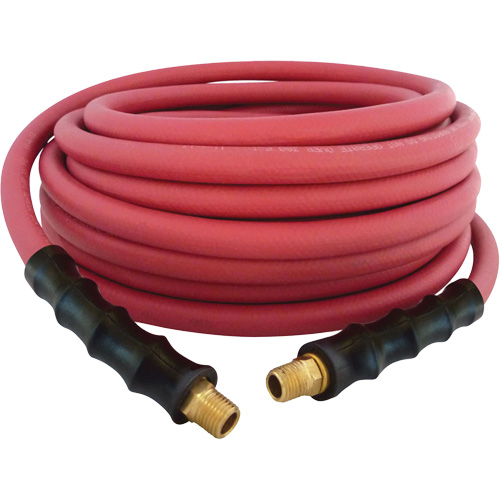 MAXPRO Rubber Hose, Air/Water, EPDM Rubber/Polyester, 3/8" dia. x 50', 300 psi, 1/4 NPT Consource